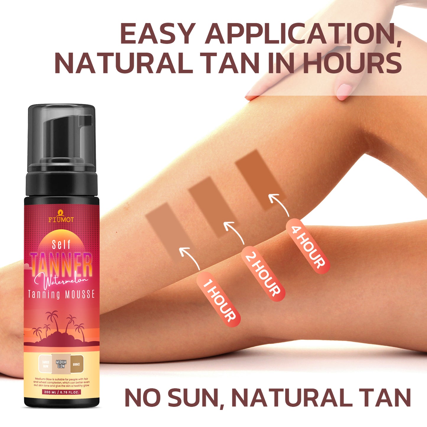 Self-Tanning Mousse, 200ml / 6.76 fl.oz.
