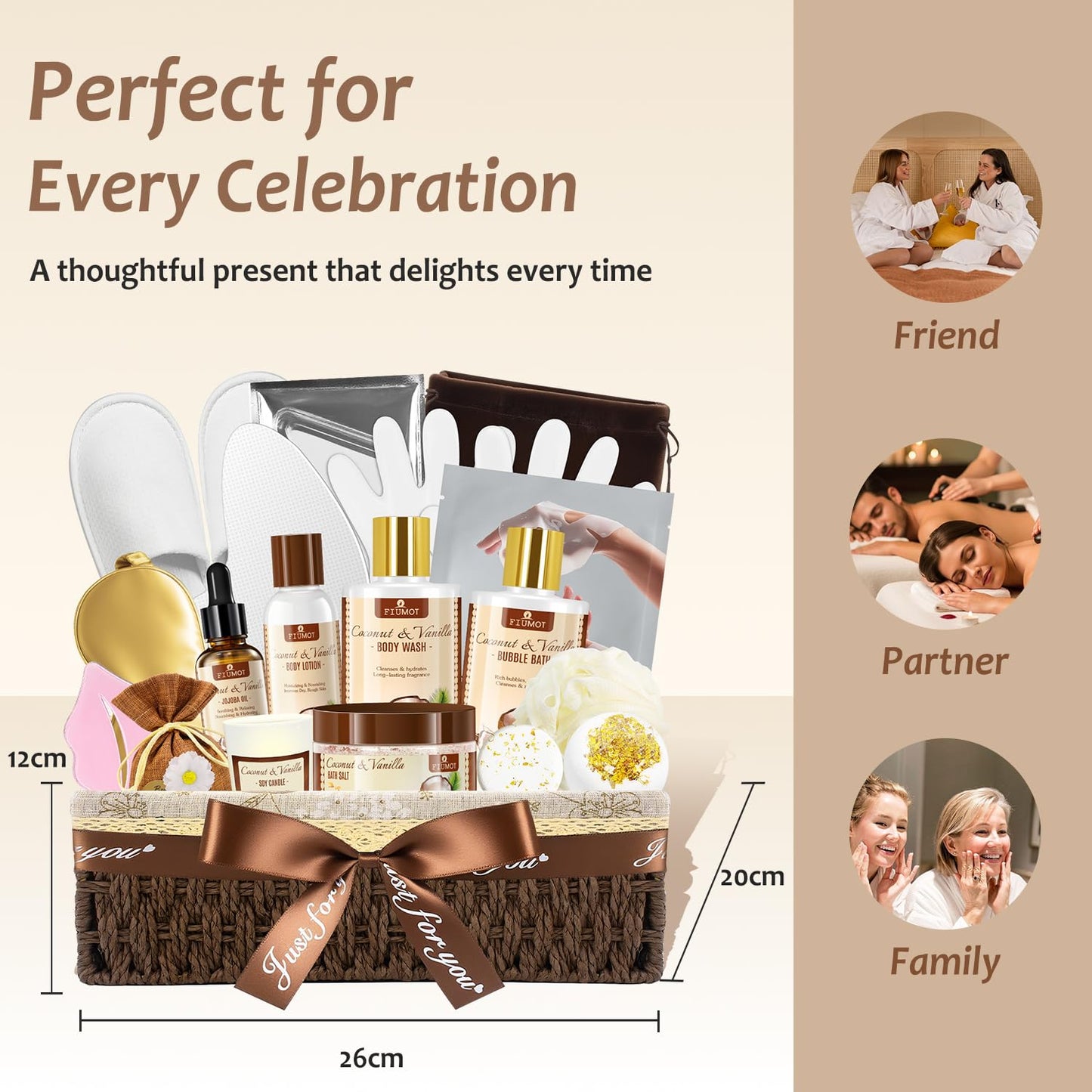 Bath and Body Gift Basket Set (21 Pcs)