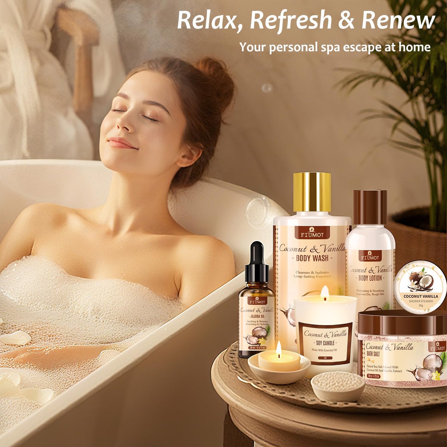 Bath and Body Gift Basket Set (21 Pcs)